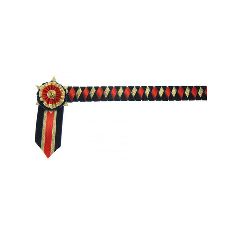 ShowQuest Boston Browband #colour_navy-red