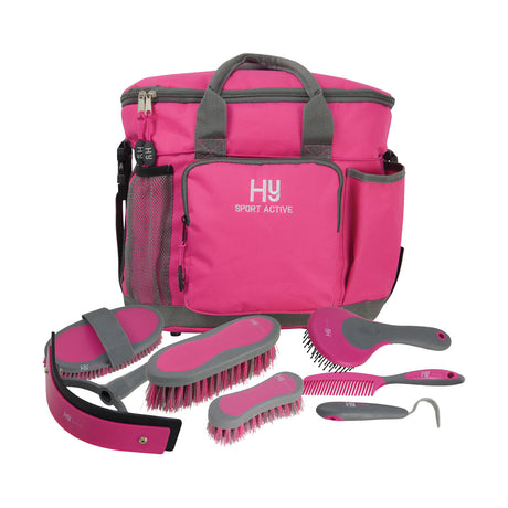 Hy Sport Active Complete Grooming Bag #colour_bubblegum-pink