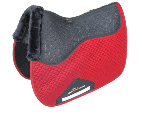 Shires Performance Fusion Saddlecloth #colour_deep-red
