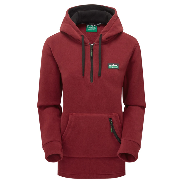 Ridgeline Ladies Ballistic Hoodie #colour_rhubarb