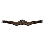 Shires Velociti Lusso Anatomical Leather Girth #colour_brown
