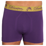 Derriere Equestrian Performance Padded Shorty Male #colour_purple