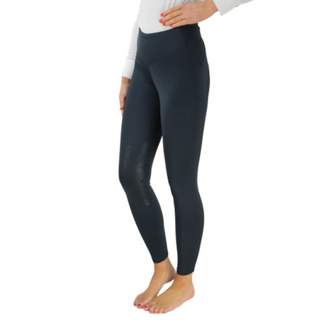 Hy Equestrian Ladies OsloPro Softshell Riding Tights#colour_navy