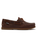 Chatham Deck II G2 Premium Leather Boat Shoes #colour_chocolate