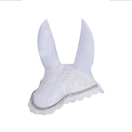 HKM Sparkly Ear Bonnet #colour_white