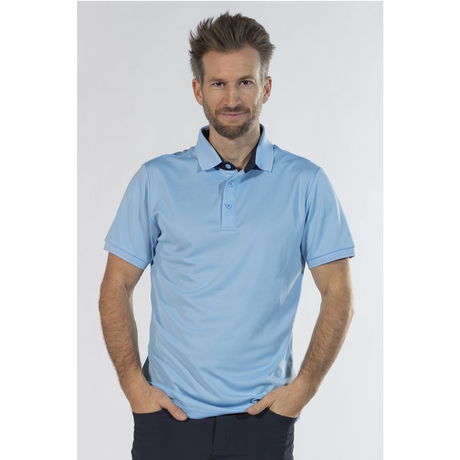 HKM Classico Men's Polo Shirt #colour_light-blue
