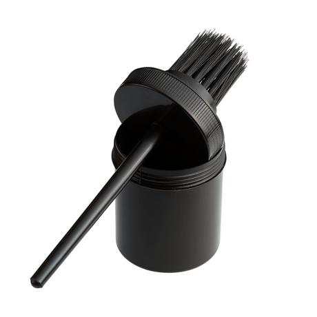 Bitz Hoof Oil Brush With Pot #colour_black