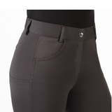 HKM Emma Silicone Full Seat Riding Breeches #colour_deep-grey