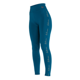Shires Aubrion Team Girls Riding Tights #colour_teal