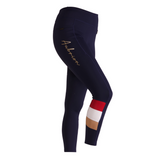 Shires Aubrion Ladies Team Shield Riding Tights #colour_navy
