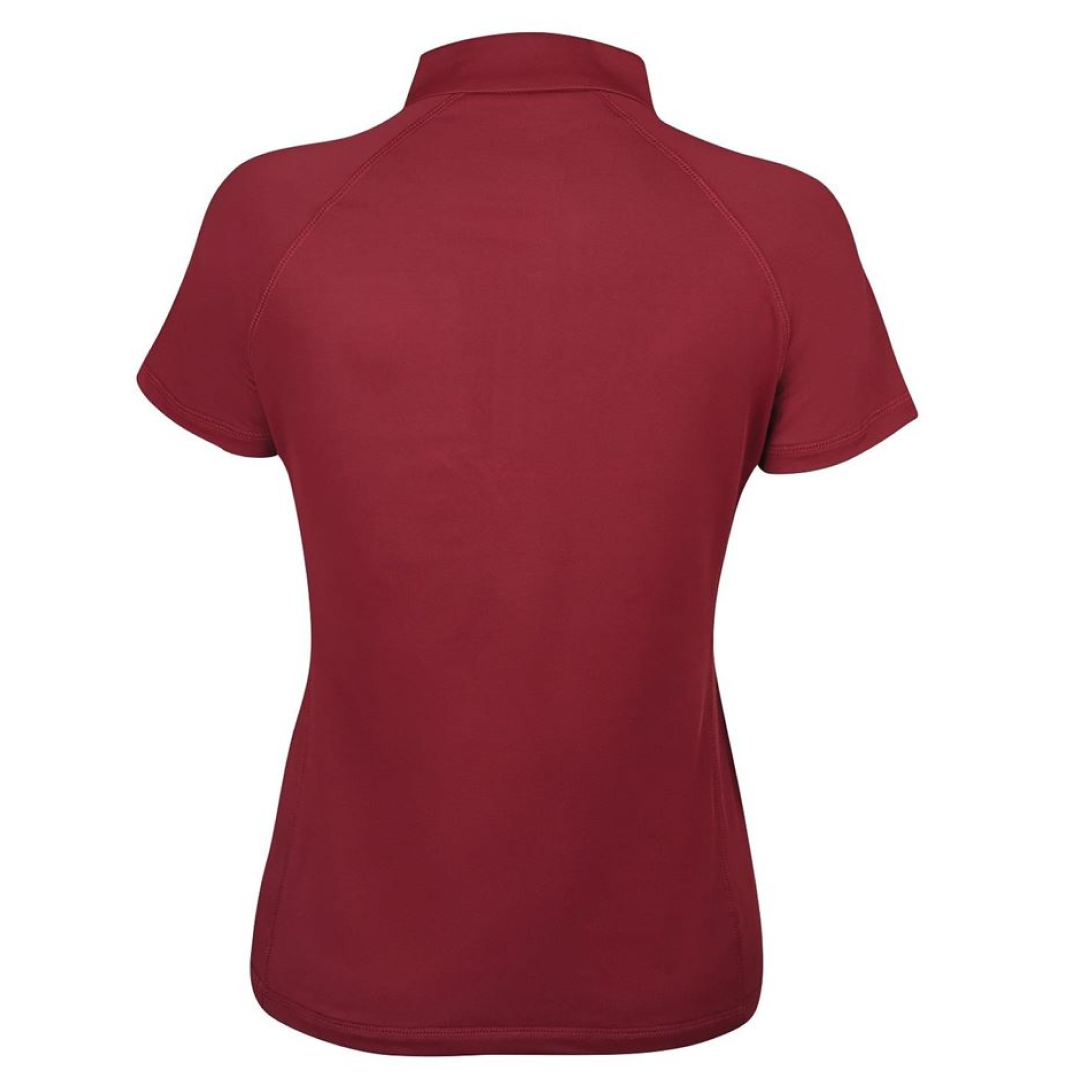 Weatherbeeta Prime Short Sleeve Top #colour_maroon