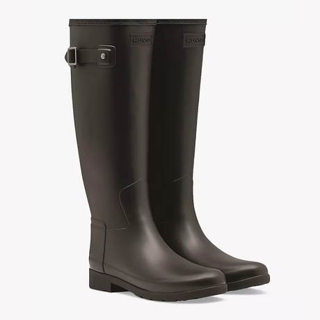 Hunter Ladies Refined Slim Fit Tall Wellington Boots #colour_black