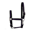 GS Equestrian Padded Head Collar #colour_black-purple-black
