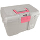 HySHINE Tack Box #colour_silver-raspberry