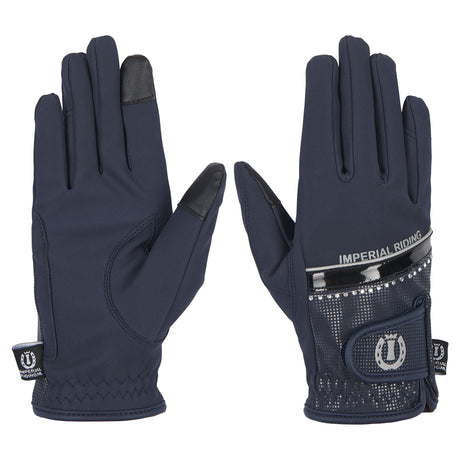 Imperial Riding Winter Night Gloves #colour_navy