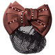 Imperial Riding Hairbow With Net #colour_brown