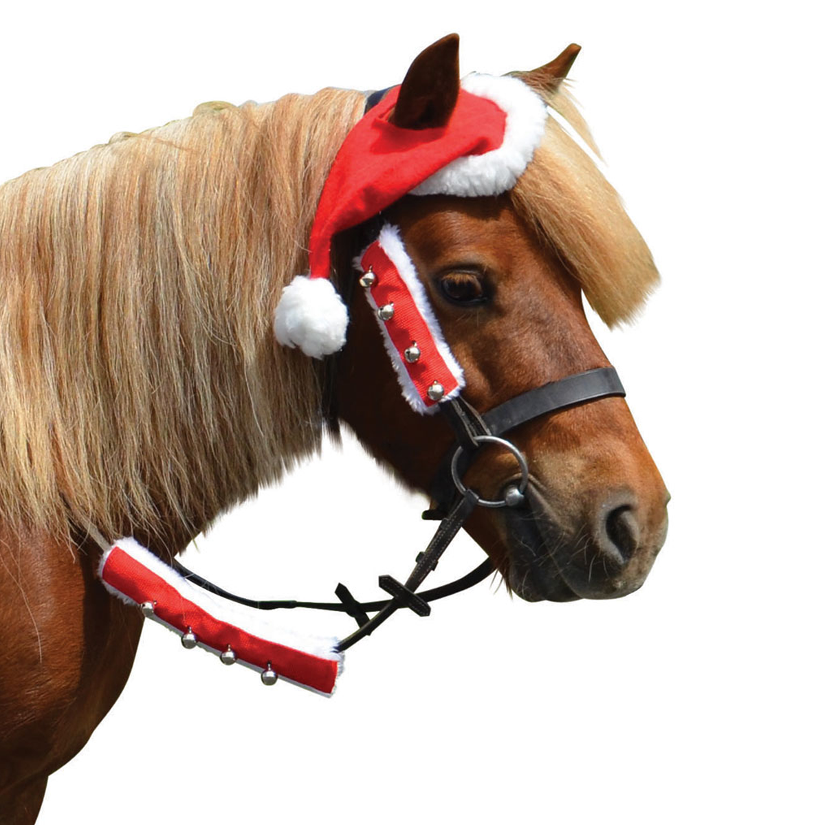 Hy Christmas Weihnachtsmann-Pferdemütze