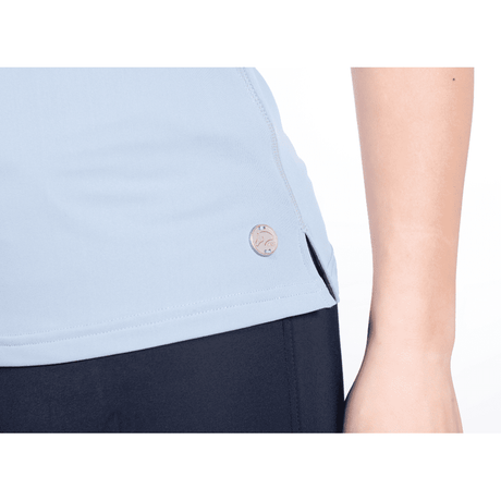 HKM Bloomsbury Polo Shirt #colour_smokey-blue