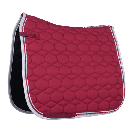 HKM Crystal Fashion Saddle Cloth #colour_wine-red