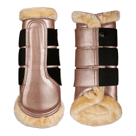 HKM Comfort Premium Fur Protection Boots #colour_rose-gold