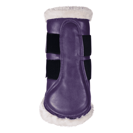 HKM Comfort Premium Fur Protection Boots #colour_dark-lilac