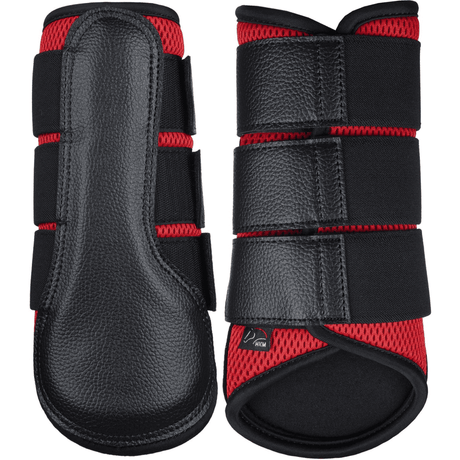 HKM Breath Protection Boots #colour_red-black