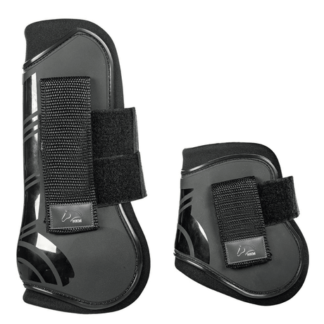 HKM Genua Protection And Fetlock Boots  #colour_black-black