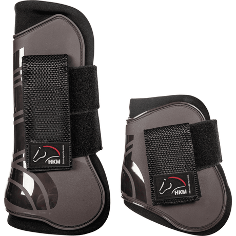 HKM Genua Protection And Fetlock Boots  #colour_deep-brown-black