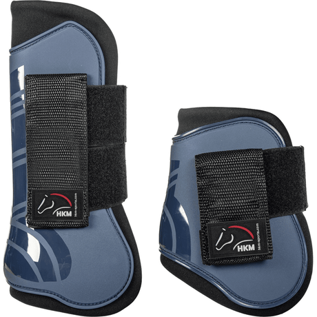 HKM Genua Protection And Fetlock Boots  #colour_deep-blue-black