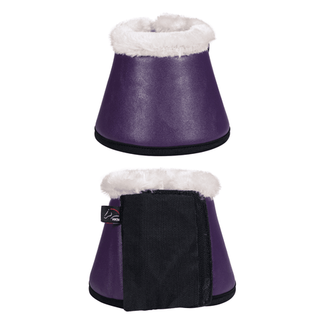 HKM Comfort Premium Fur Overreach Boots #colour_dark-lilac