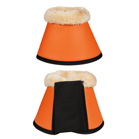 HKM Comfort Premium Fur Overreach Boots #colour_orange