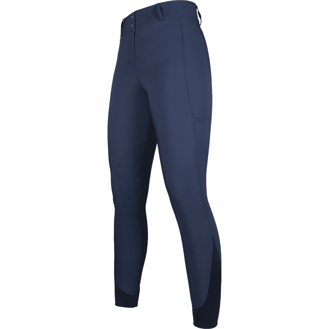 HKM Comfort FLO Style Silicone Knee Patch Riding Breeches