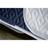 HKM Della Sera Competition CM Style Saddle Cloth #colour_white-night-blue