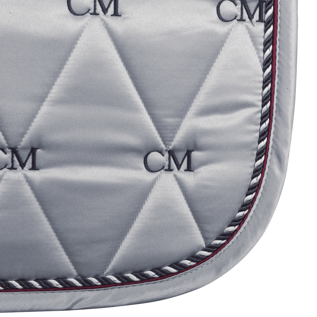 HKM Della Sera Classico CM Style Saddle Cloth #colour_grey