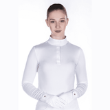 HKM Style Longsleeve Competition Shirt #colour_white