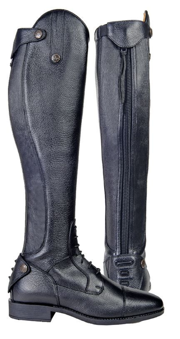 HKM Latinium Style Short, Width S Riding Boots #colour_black