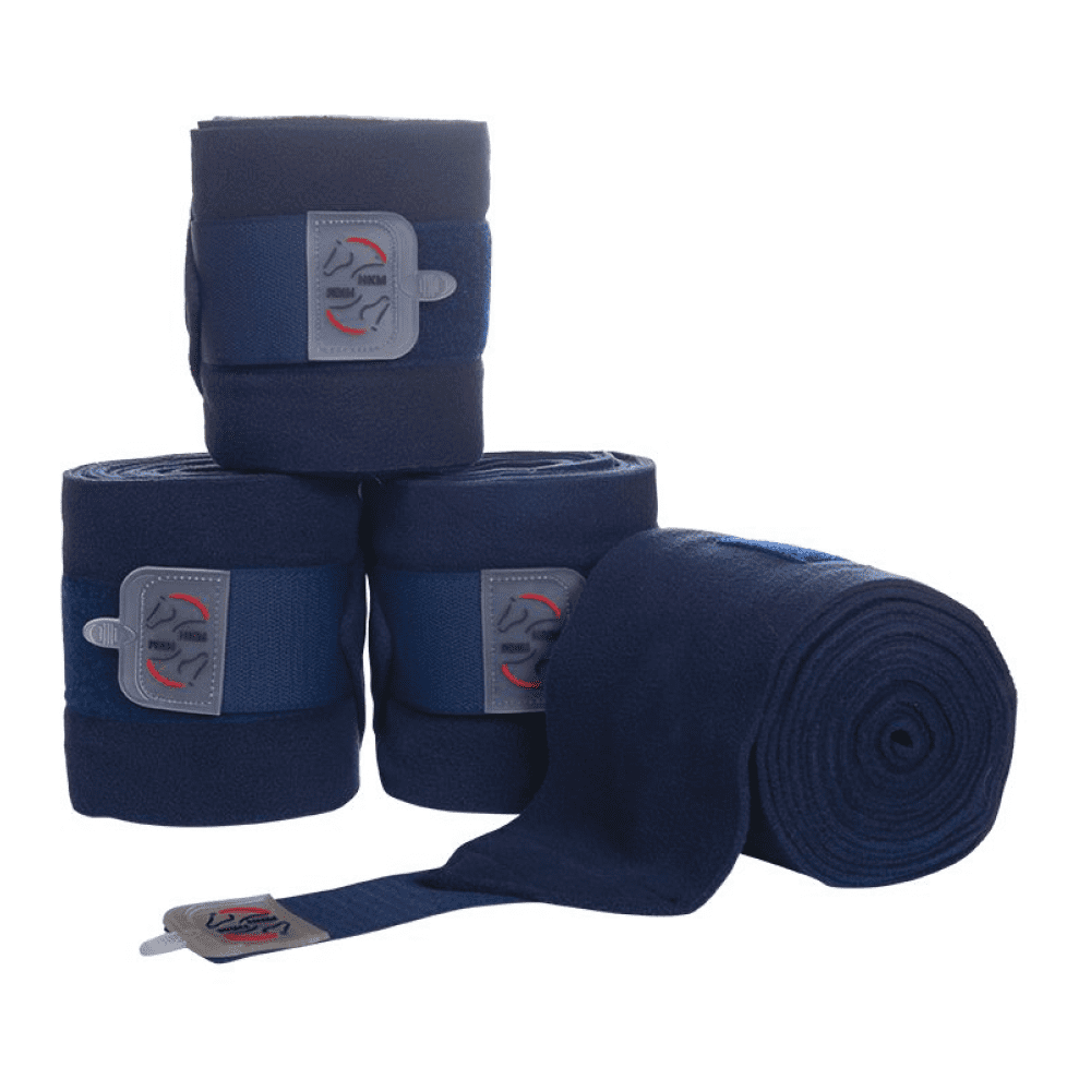 HKM Performance Fleece Bandages #colour_deep-blue