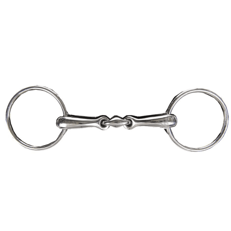 HKM Stainless Steel Loose Ring Snaffle 16mm Anatomic