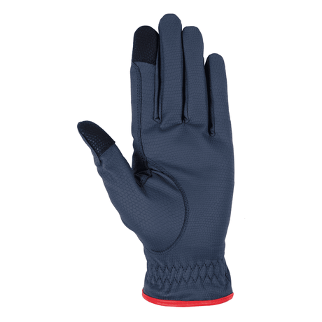 HKM Equine Sports Style Riding Gloves #colour_deep-blue