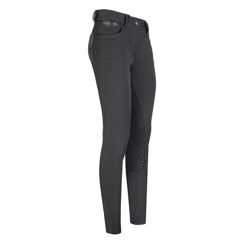 Imperial Riding Bang Silicone Full Seat Breeches #colour_dark-grey