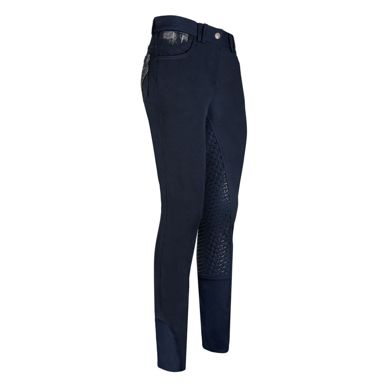Imperial Riding Bang Silicone Full Seat Breeches #colour_navy