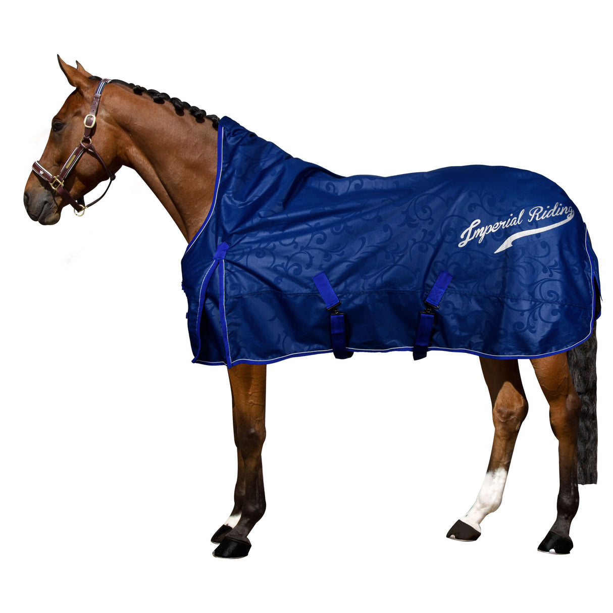 Imperial Riding Super-Dry 0g Turnout Rug #colour_royal-blue