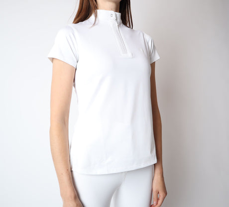 Montar Briella Short Sleeve Polo #colour_white