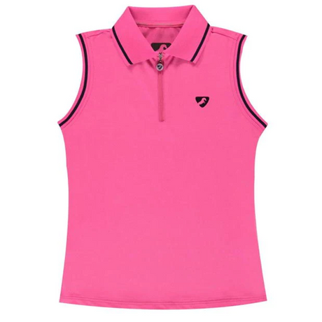 Shires Aubrion Harrow Sleeveless Maids Polo #colour_pink