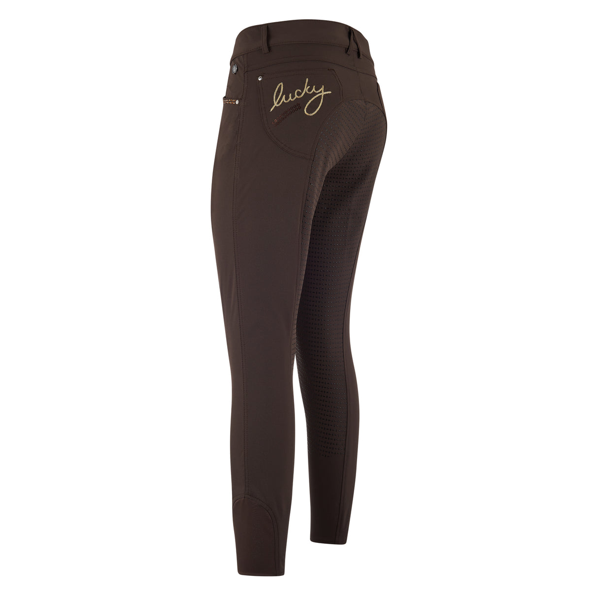Imperial Riding Blessed Silicone Full Seat Breeches #colour_brown