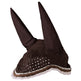 Imperial Riding Luxury Italy Fly Net With Ears #colour_choco-beige