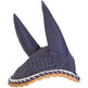 Imperial Riding Luxury Italy Fly Net With Ears #colour_navy-caramel