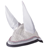 Imperial Riding Fly Net With Ears Luxury Verona #colour_white-anthracite