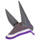Imperial Riding Fly Net With Ears Luxury Verona #colour_anthracite-lilac